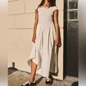 Free People “Ceci” dress XL white BNWT